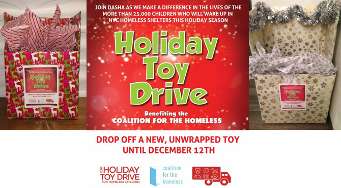 DASHA® toy drive