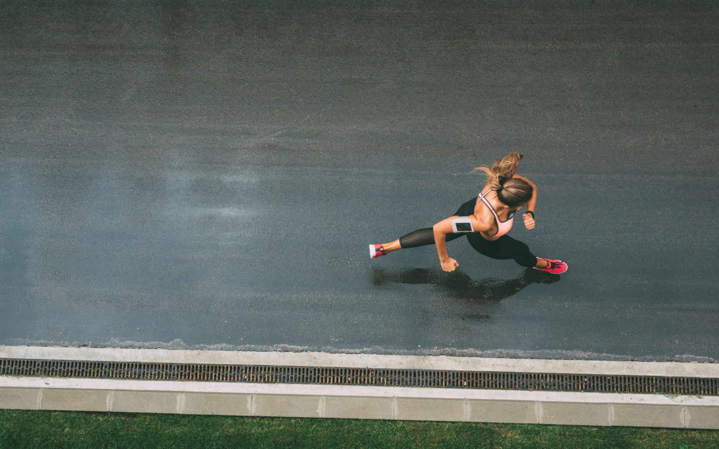 Jogging on the street